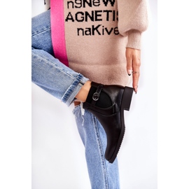 PJ1 Dámské teplé boty Jodhpur Black Janette černý 2