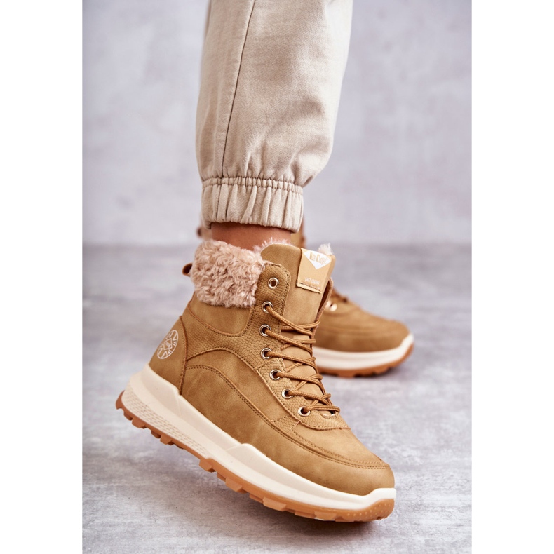 Teplé boty Trappers Lee Cooper LCJ-22-44-1361L Beige béžový 1