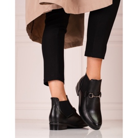 Dámské kozačky Jodhpur na podpatku Vinceza černá 1