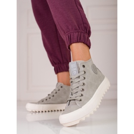 Dámské tenisky Big Star EE274114 šedá 1