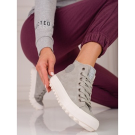 Dámské tenisky Big Star EE274114 šedá 2