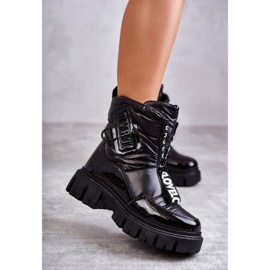 PM1 Dámské černé teplé sněhule se zipem Marit černý 2