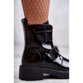 PJ1 Lakované dámské kozačky na zip Black Gritta černá 1 PJ1 Lakované dámské kozačky na zip Black Gritta černá 1