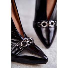 Kožené holínky na sloupku Maciejka Black 05262-01 černá 2 Kožené holínky na sloupku Maciejka Black 05262-01 černá 2