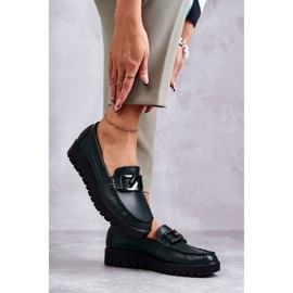 Sergio Leone Mokasíny na platformě Green Kjersti zelený 2