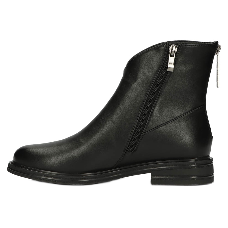 Kožené boty Jodhpur boty Filippo DBT4077 černý 2