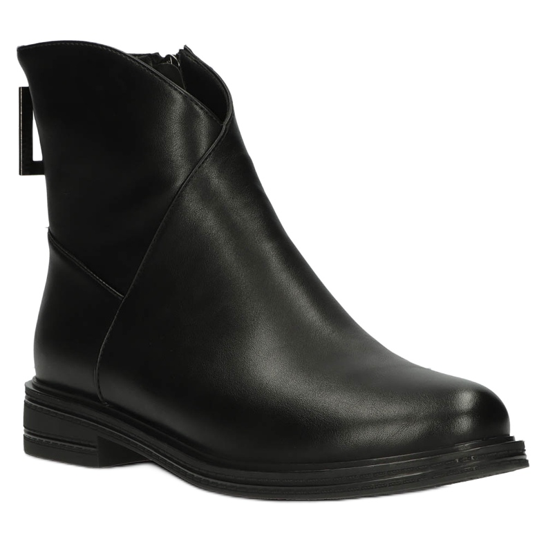 Kožené boty Jodhpur boty Filippo DBT4077 černý 1