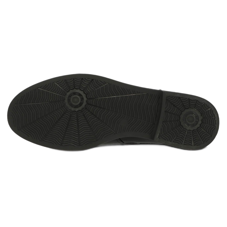 Kožené boty Jodhpur boty Filippo DBT4077 černý 3