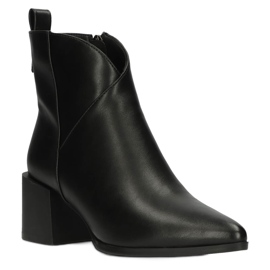 Dámské izolované boty na Black Filippo DBT4094 Black Post černý 1