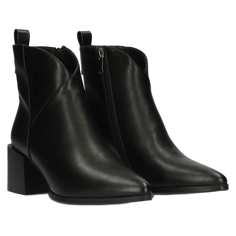 Dámské izolované boty na Black Filippo DBT4094 Black Post černý 3