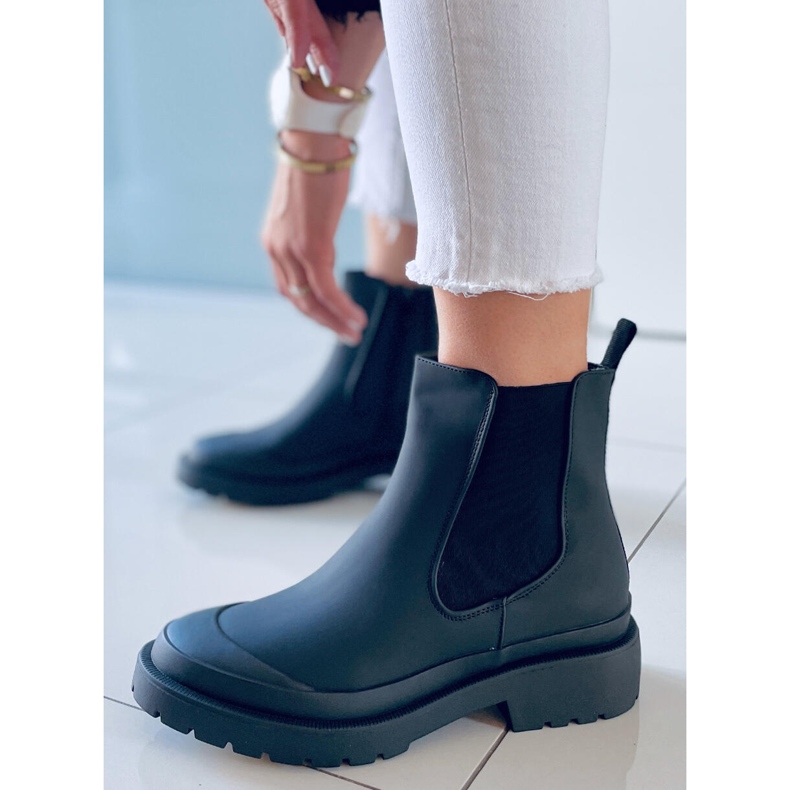Boty Carey Black Jodhpur černý 2