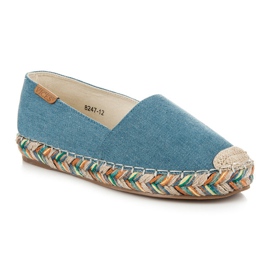 Vices Nazouvací espadrilky Na Platformě modrý 2