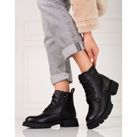 Klasické dámské šněrovací tašky Shelovet černá 1