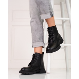 Klasické dámské šněrovací tašky Shelovet černá 2