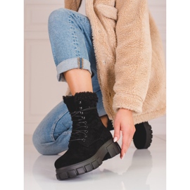 Dámský zateplený černý dělník Shelovet černá 2