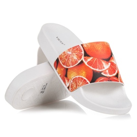 Vices Citrusové pantofle pomerančový 1