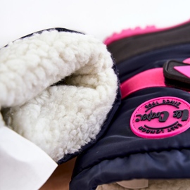 Dětské zateplené sněhule Lee Cooper LCJ-21-44-0522 Fuchsia černý námořnická modř růžový 1