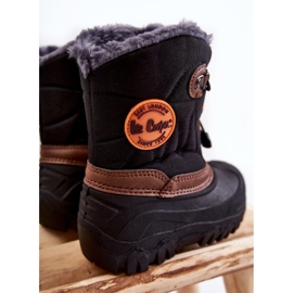 Černé dětské zateplené sněhule Lee Cooper LCJ-21-44-0524 černý 1