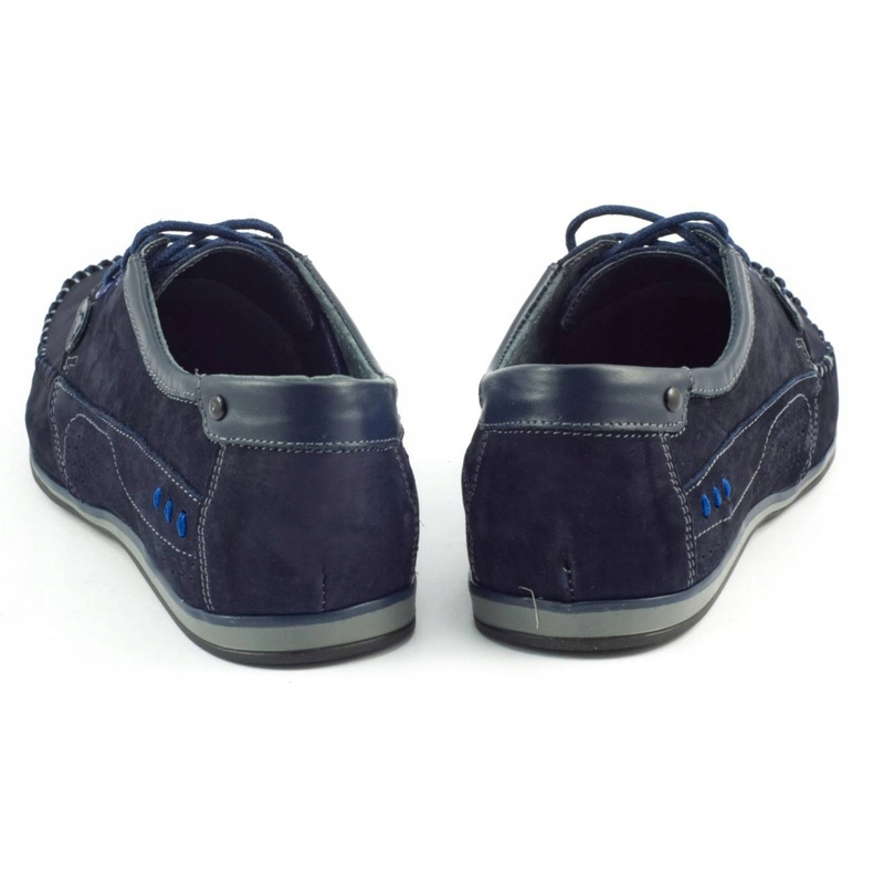 KOMODO Boty Pánské mokasíny 875 navy blue modrý 1