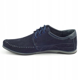 KOMODO Boty Pánské mokasíny 875 navy blue modrý 2