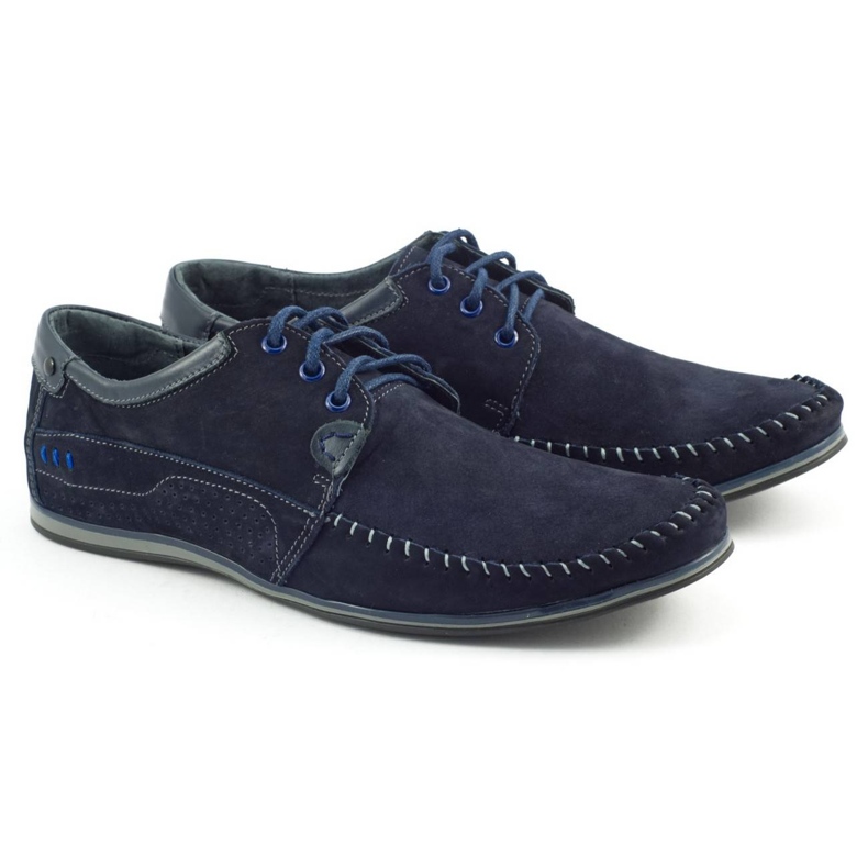 KOMODO Boty Pánské mokasíny 875 navy blue modrý 3 KOMODO Boty Pánské mokasíny 875 navy blue modrý 3