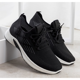 Hnědé černé a bílé sportovní tenisky bílý černá 1