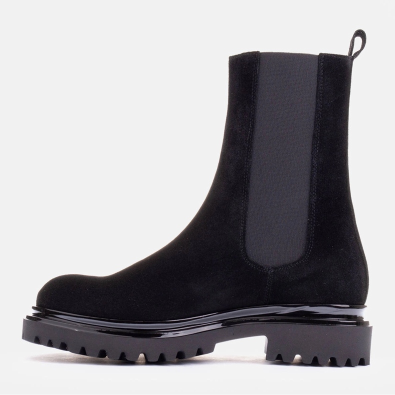 Marco Shoes Semišové kotníkové boty černý 2
