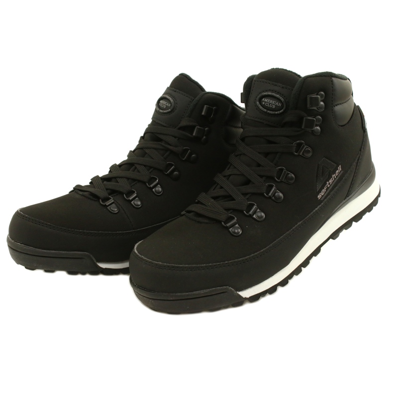 American Club Americké trekové zimní boty s membránou WT61 Black černá 2