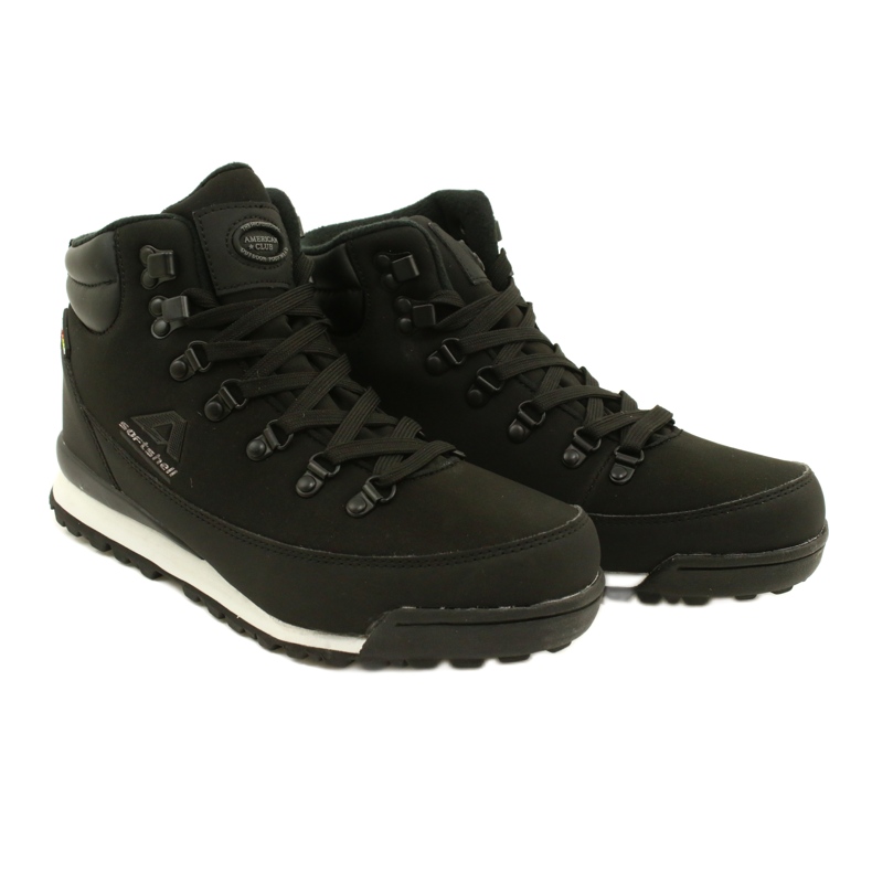 American Club Americké trekové zimní boty s membránou WT61 Black černá 4