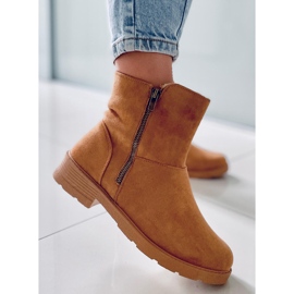 PA1 Kallen Camel ploché boty hnědý 1