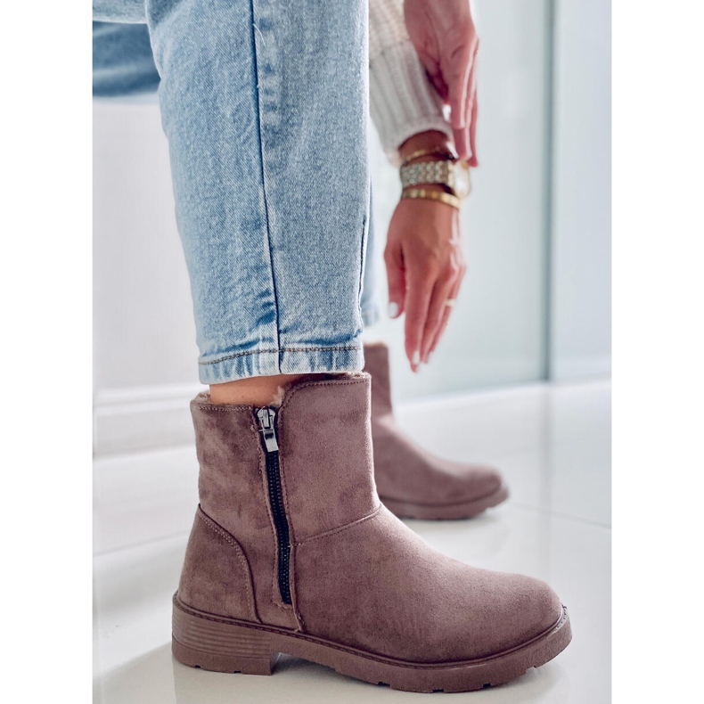 PA1 Kallen Khaki ploché boty šedá 2