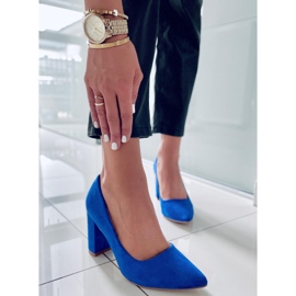 PA1 Lodičky na sloupku Ivonne Blue modrý 2