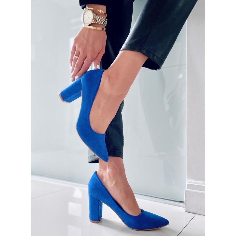 PA1 Lodičky na sloupku Ivonne Blue modrý 1