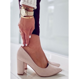 PA1 Lodičky na sloupku Ivonne Beige béžový 2