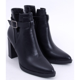 PA1 Selena Černé vysoké podpatky černá 2