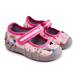 BEFADO S.A. Pantofle baletky Befado Balletnica 109P248 Růžové růžový 1