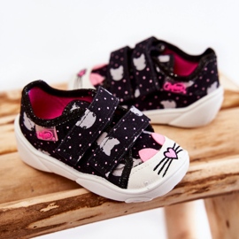 BEFADO S.A. Dětské tenisky Kotki Befado 907P151 Black černá 2 BEFADO S.A. Dětské tenisky Kotki Befado 907P151 Black černá 2