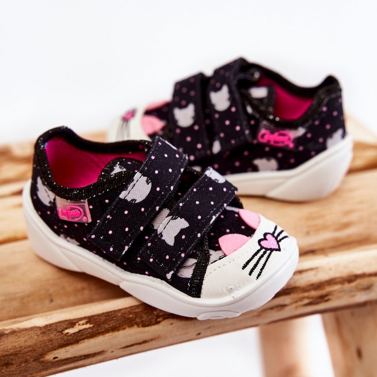 BEFADO S.A. Dětské tenisky Kotki Befado 907P151 Black černá 2