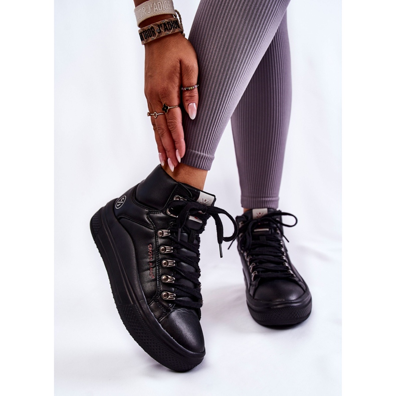 Dámské vysoké tenisky Cross Jeans KK2R4029C Černá černý 1
