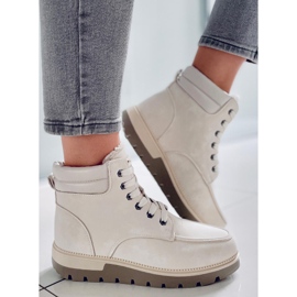 BM Zateplené kozačky Germano Beige béžový 2