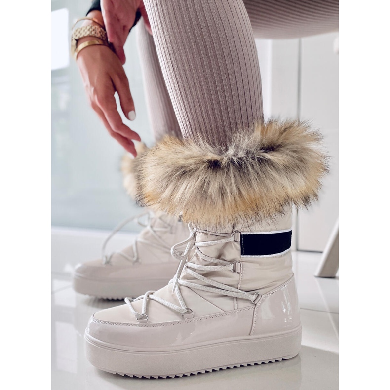 PA1 Dámské sněhule Amerie béžový 2 PA1 Dámské sněhule Amerie béžový 2