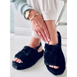 BM Dámské pantofle Missy Black černá 1