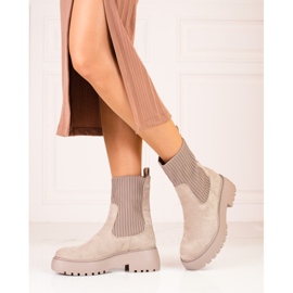 Dámské dělnice s pružnou stopkou Shelovet béžová béžový 1 Dámské dělnice s pružnou stopkou Shelovet béžová béžový 1