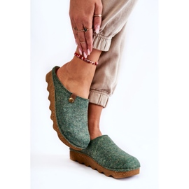 Domácí pantofle profylaktické Inblu DK-08-007 Zelené zelený 2