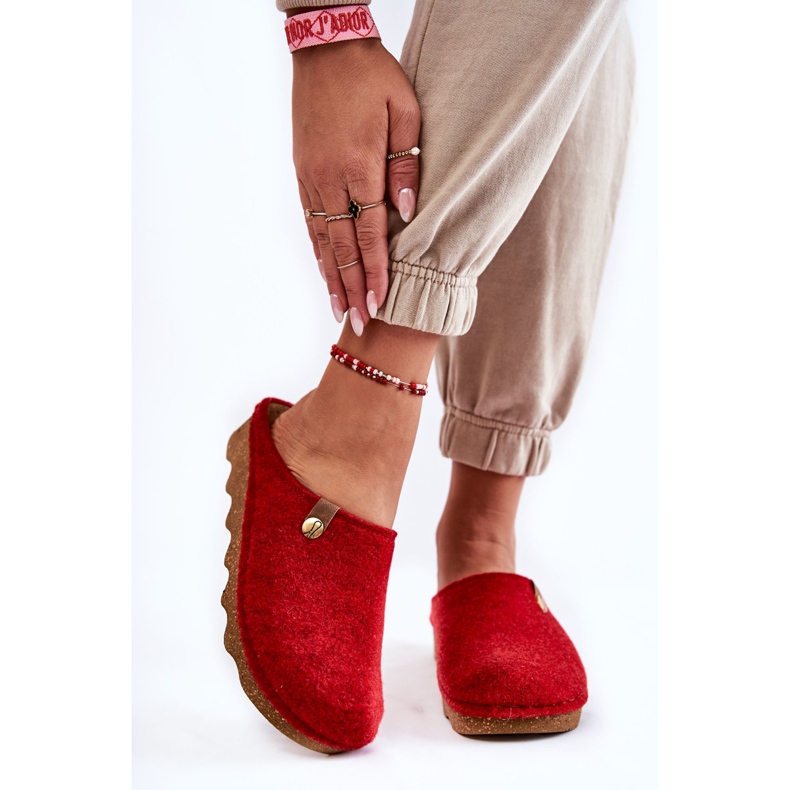 Domácí pantofle profylaktické Inblu DK-08-075 červené 1