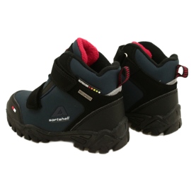 American Club SOFTSHELL Boys s modrou membránou námořnictva WT70 černá 3