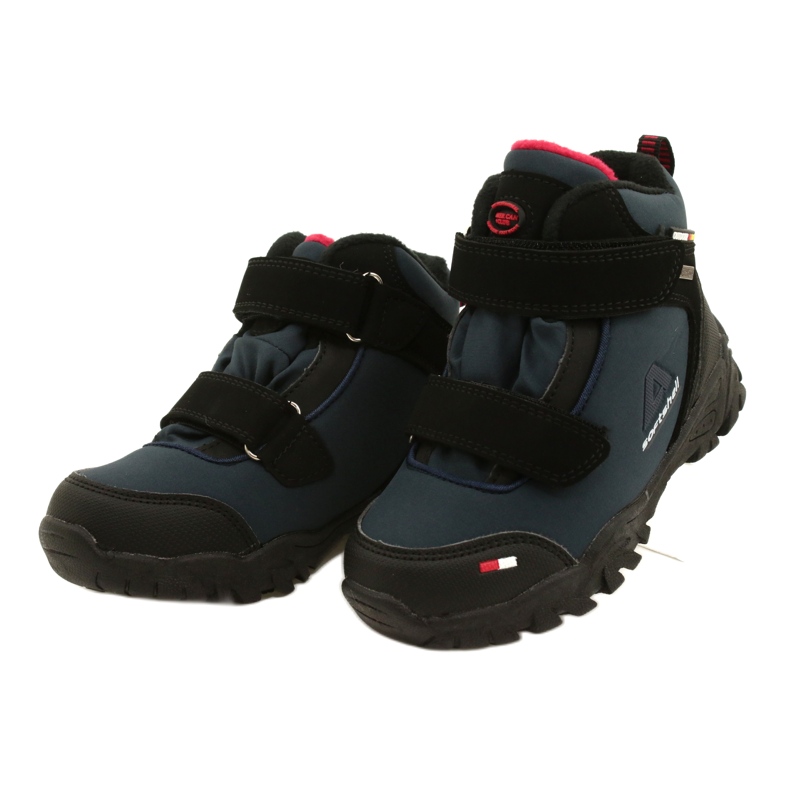 American Club SOFTSHELL Boys s modrou membránou námořnictva WT70 černá 2