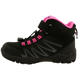 Softshellové boty American Club s membránou WT112 Black / Pink černý růžový 1