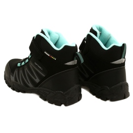 Softshellové boty American Club s membránou WT107 Black / Mint černá 3