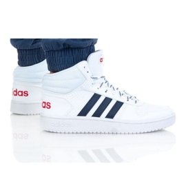 Boty Adidas Hoop 2.0 Mid M FW4478 bílý námořnická modř 1